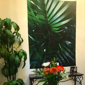 Tropical Green Urban Outfitters Tapestry